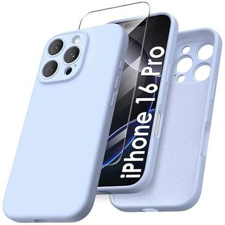 Etui do iPhone 16 Pro SILICONE CASE + SZKŁO