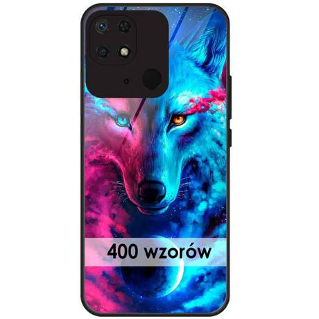 Etui szklane do Xiaomi Redmi 10C wzory CASE + SZKŁO