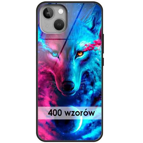 Etui szklane do iPhone 14 wzory CASE + SZKŁO