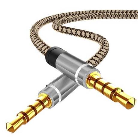 KABEL MOCNY  AUDIO MINI JACK 3,5MM AUX 1,5 M