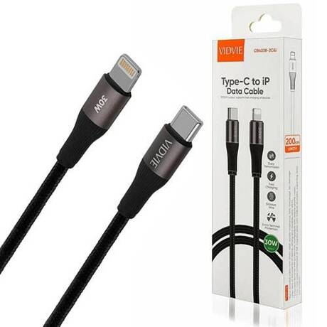 KABEL USB-C SZYBKIE ŁADOWANIE DO IPHONE LIGHTNING PRZEWÓD PD 30W 2M