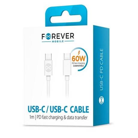 KABEL USB-C USB C PD 60W Power Delivery PD 3A 1M