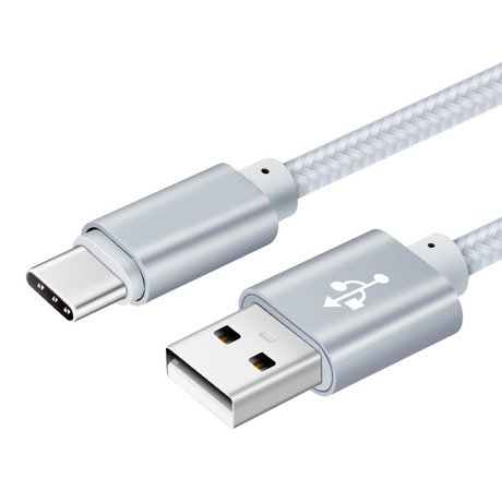 Kabel USB-C  nylon Quick Charge 3.0 szybkie ładowanie 
