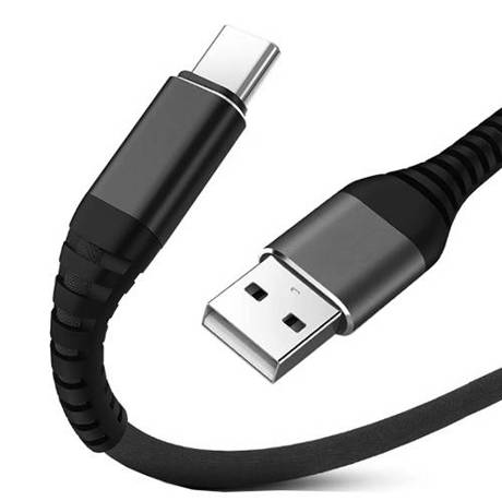 Kabel wzmacniany USB-C QC 3.0 QUICK CHARGE 3,1A 2M 2 metry