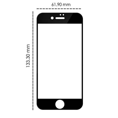 SZKŁO HARTOWANE 5D do IPHONE 8 7 SE 2020 / 2022 szybka na cały ekran 