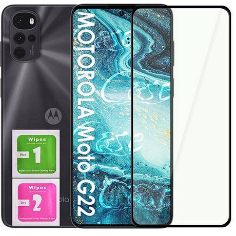 SZKŁO HARTOWANE 5D do Motorola Moto G22 szybka na cały ekran 