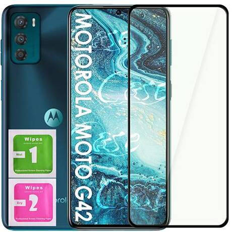 SZKŁO HARTOWANE 5D do Motorola Moto G32 / G42 szybka na cały ekran 