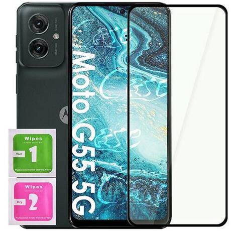 SZKŁO HARTOWANE 5D do Motorola Moto G55 5G szybka na cały ekran 