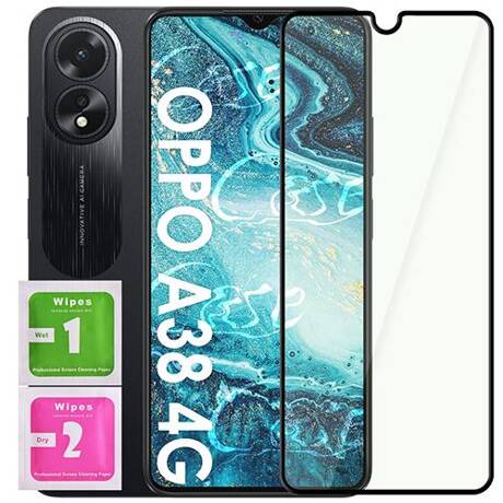 SZKŁO HARTOWANE 5D do Oppo A18 / A38 4G szybka na cały ekran 