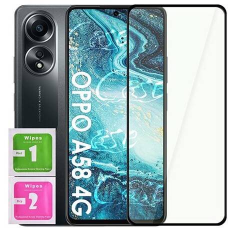 SZKŁO HARTOWANE 5D do Oppo A58 4G szybka na cały ekran 