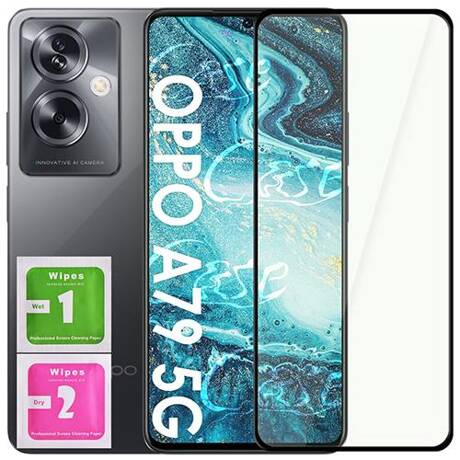 SZKŁO HARTOWANE 5D do Oppo A79 5G szybka na cały ekran 