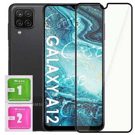 SZKŁO HARTOWANE 5D do Samsung Galaxy A12 / M12 szybka na cały ekran 