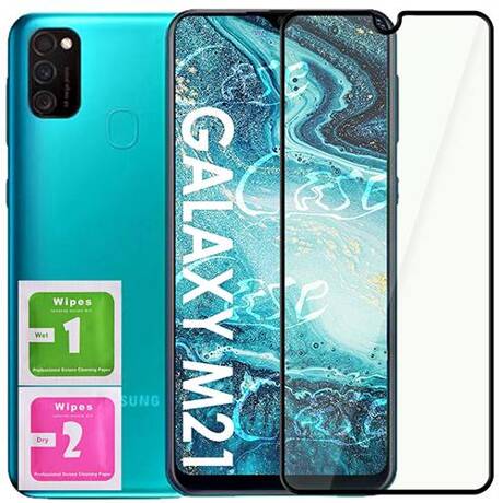 SZKŁO HARTOWANE 5D do Samsung Galaxy M21 szybka na cały ekran 