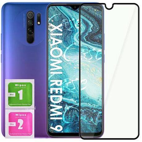 SZKŁO HARTOWANE 5D do Xiaomi Redmi 9 / 9A/ 9C szybka na cały ekran 