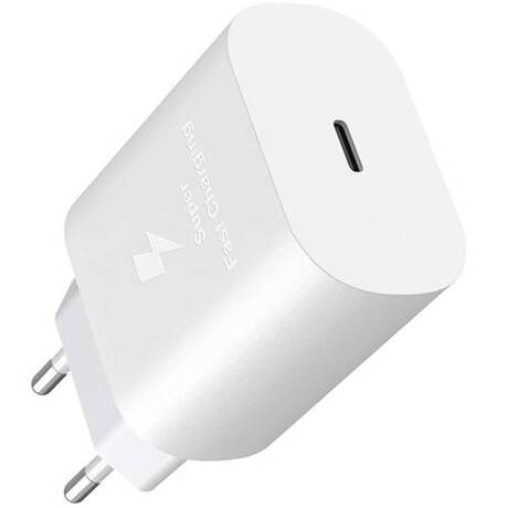 SZYBKA ŁADOWARKA SIECIOWA PD USB-C 3,3A 18W + KABEL