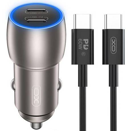 Szybka Ładowarka samochodowa 40W 3A USB-C + kabel