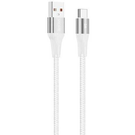 Szybki Mocny Kabel USB 3A USB-C 2m Długi W Oplocie Szybkie Ładowanie 