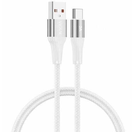 Szybki Mocny Kabel USB 3A USB-C 2m Długi W Oplocie Szybkie Ładowanie 