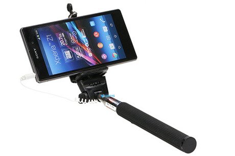Uchwyt do zdjęć kijek selfie monopod mocowanie 1/4'' z kablem