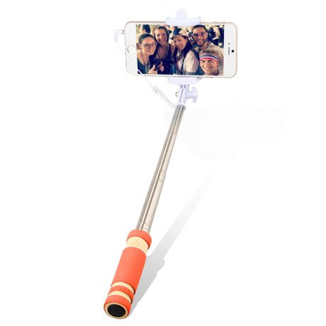 Uchwyt do zdjęć kijek selfie monopod z kablem