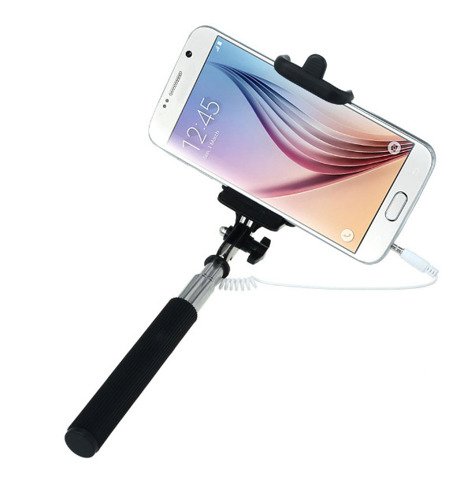 Uchwyt do zdjęć kijek selfie monopod z kablem
