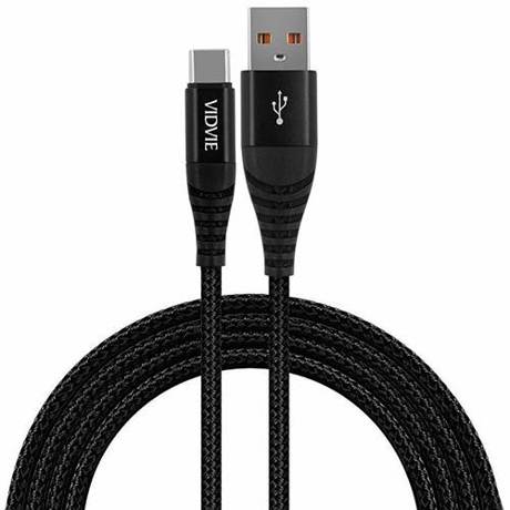 VIDVIE KABEL USB-C SZYBKIE ŁADOWANIE WZMACNIANY QC 2m