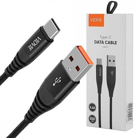 VIDVIE KABEL USB-C SZYBKIE ŁADOWANIE WZMACNIANY QC 2m