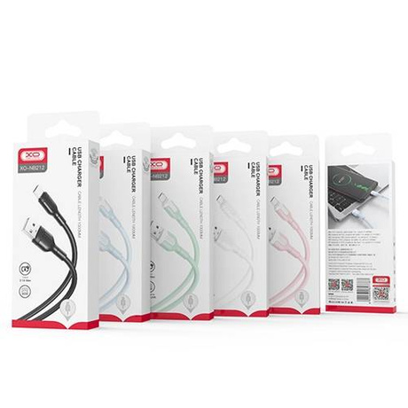 XO Kabel wzmacniany Typ-C 2,1A 1M